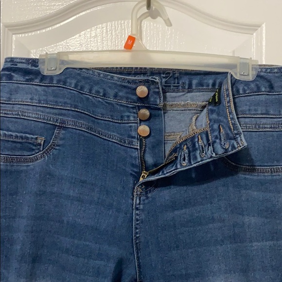 Medium/dark blue jeggings - Picture 2 of 4